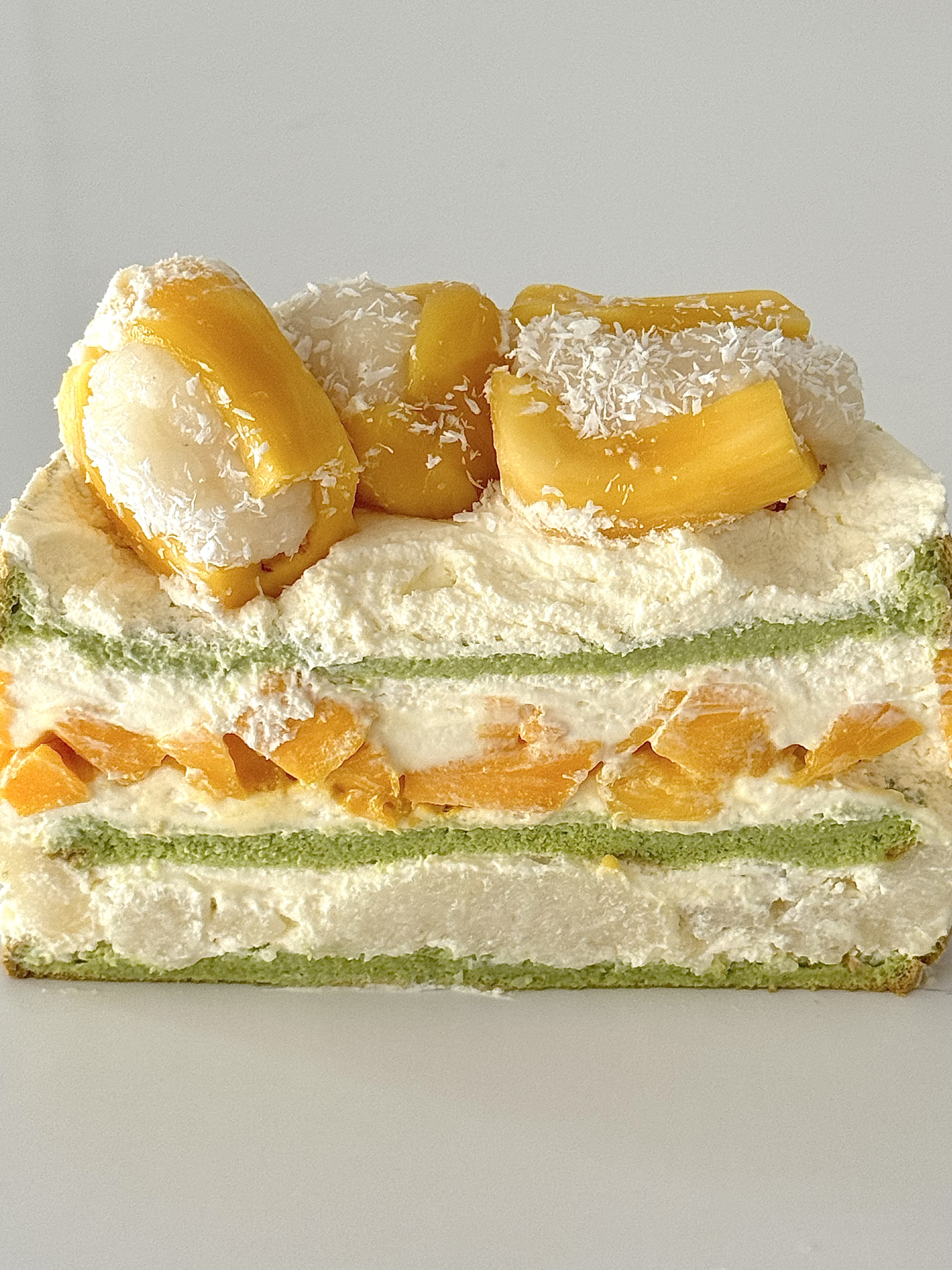 Coconut Mango Sticky Rice Cake