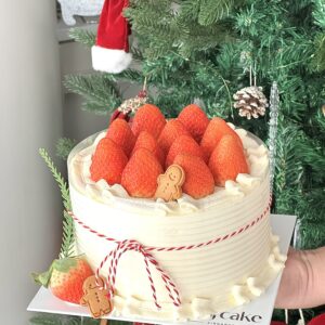 Korean Strawberry Cake 韩国软心草莓ins风蛋糕