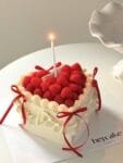 爱心树莓蛋糕 Love Raspberry Cake