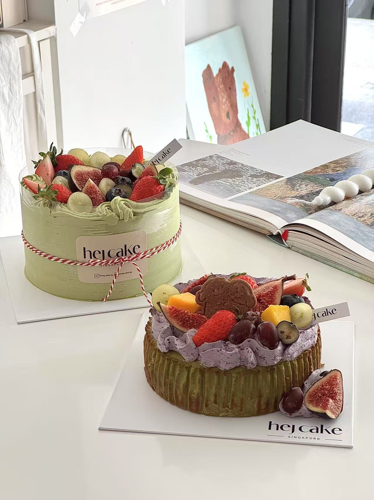 开心果水果蛋糕 Pistachio Fruit Cake