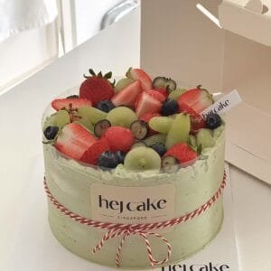 开心果水果蛋糕 Pistachio Fruit Cake