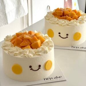 芒果笑脸蛋糕 Mango Smile Cake