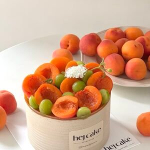 Roasted Tea Sweet Apricot Cake 焙茶甜杏青提