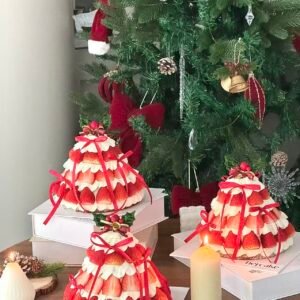 Korean Strawberry Cake 韩国软心草莓树蛋糕