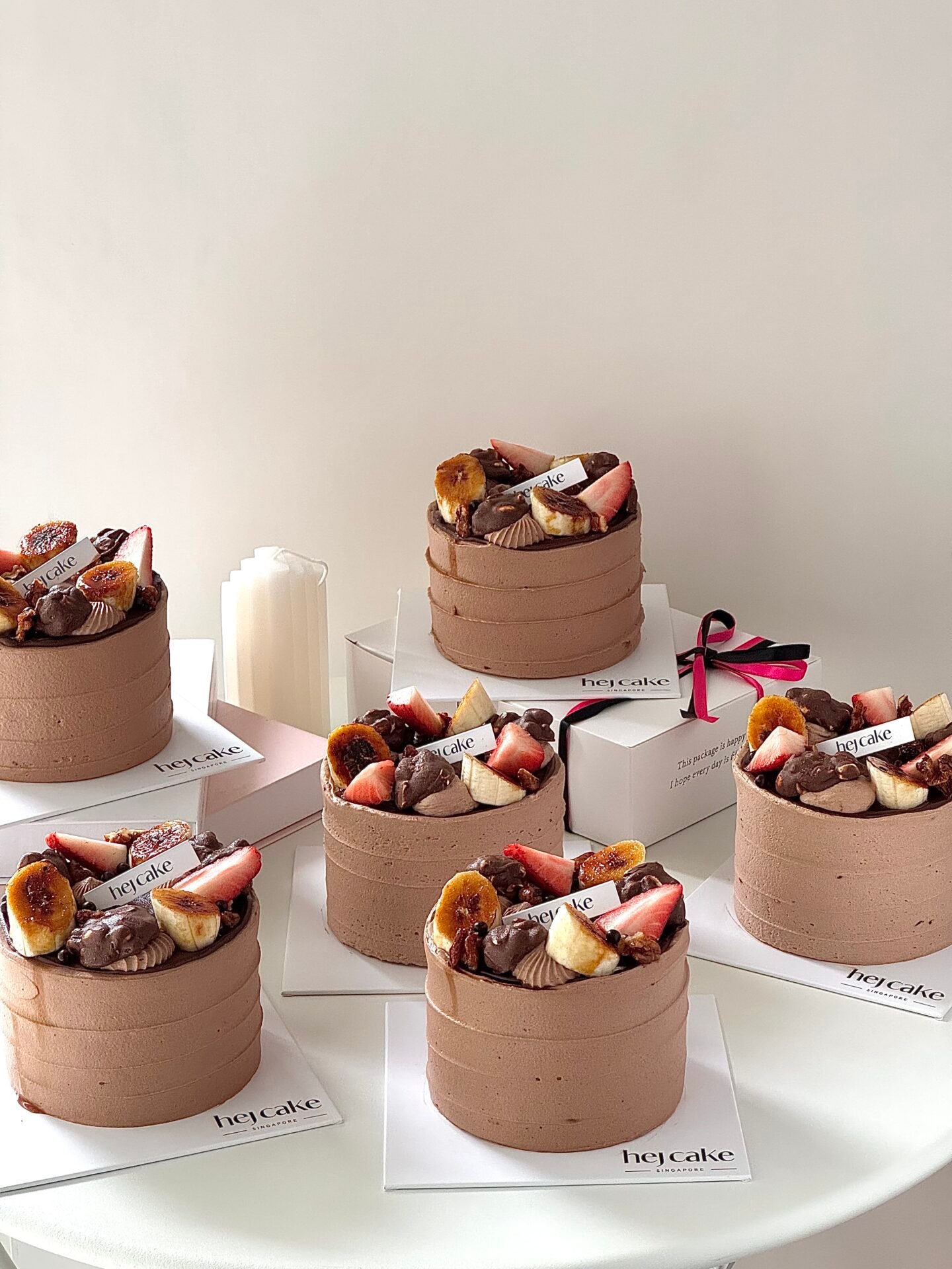 四寸巧克力水果(适合1-2人)