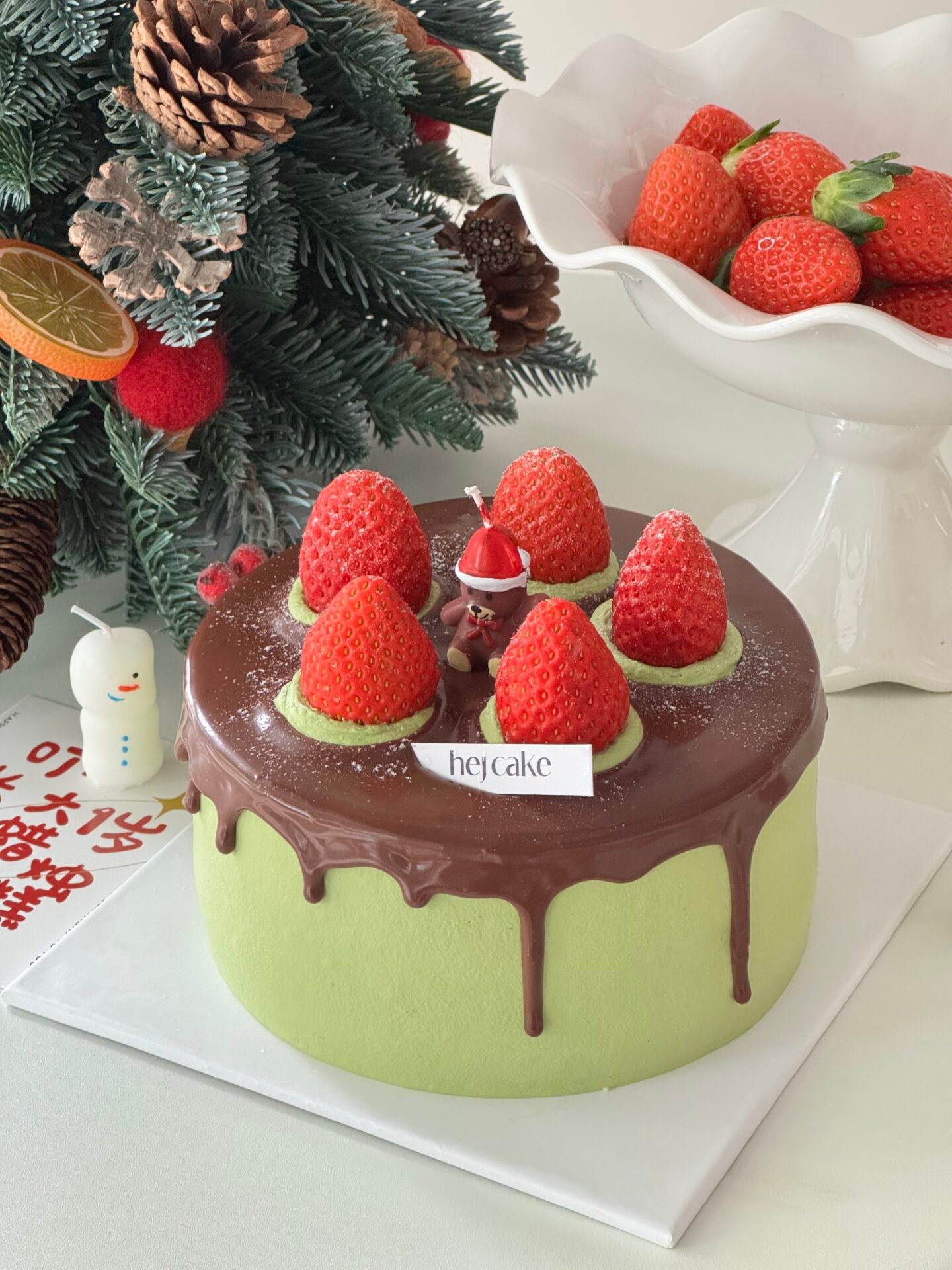 Matcha Strawberry Cake 日本五十铃抹茶搭配韩国软心草莓