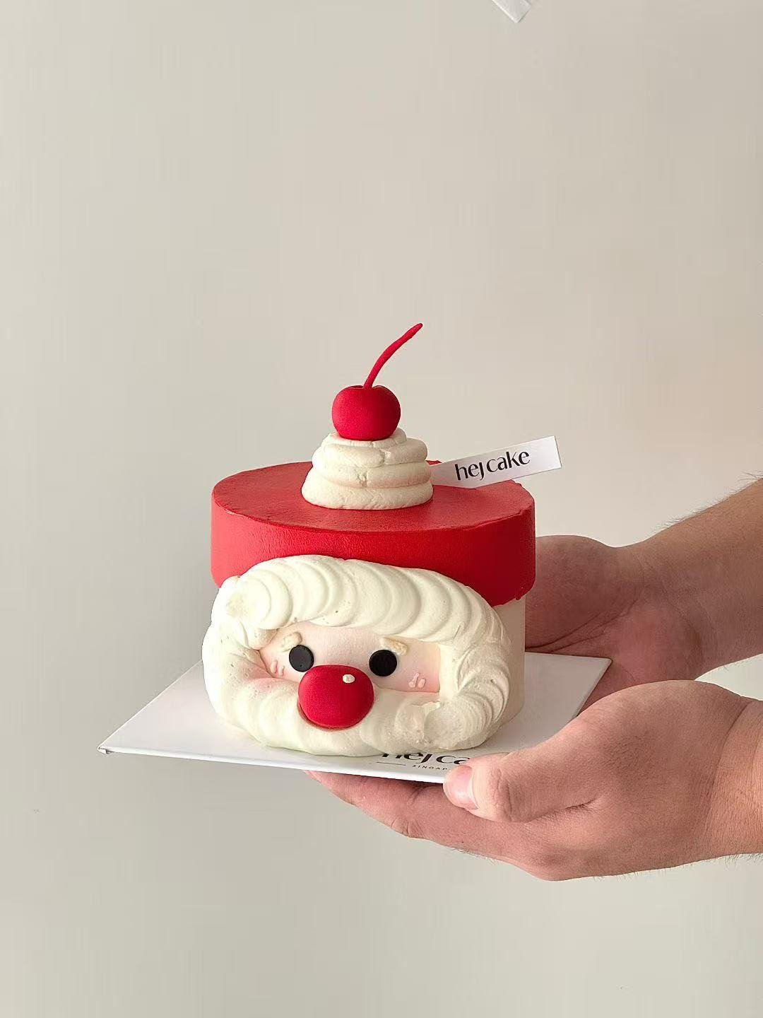 Christmas Santa-themed Cake 圣诞老人蛋糕